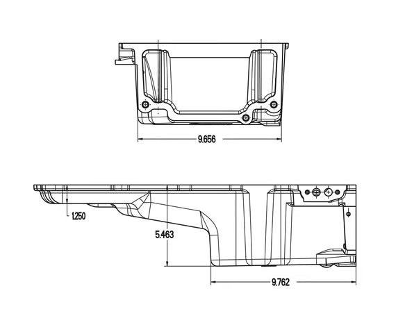 Low Profile LS Swap Oil Pan #302-2