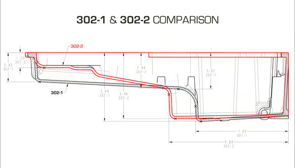 Low Profile LS Swap Oil Pan #302-2