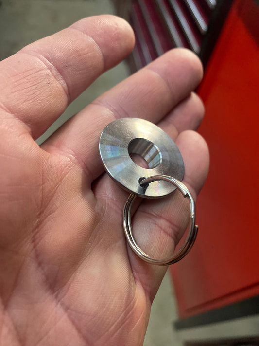 Titanium Retainer Key Ring