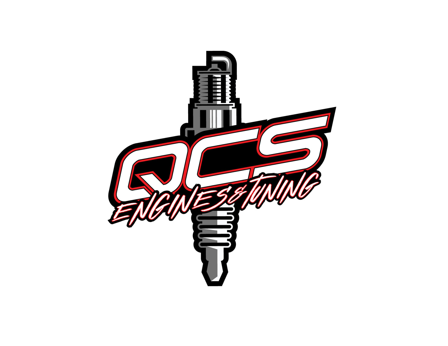 QCS Vertical Logo Sticker Decal